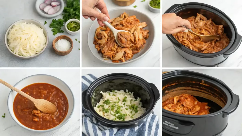 How to Make Slow Cooker Chicken Tinga (Step-by-Step)