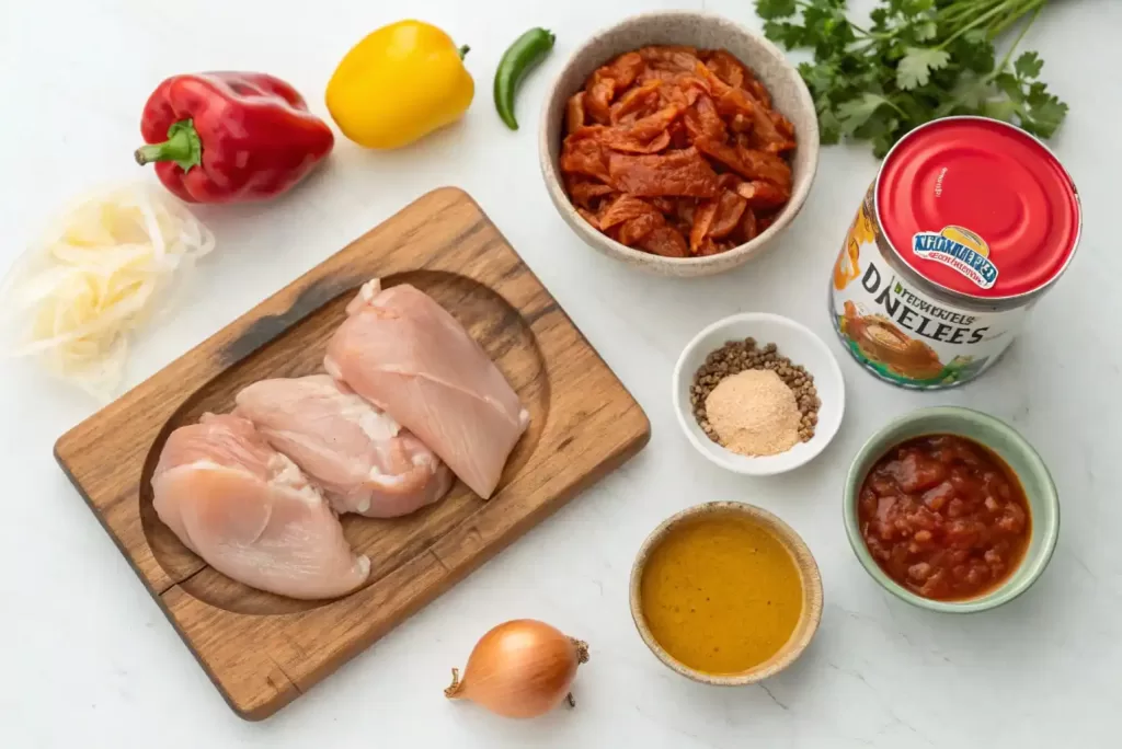 Key Ingredients for Slow Cooker Chicken Tinga