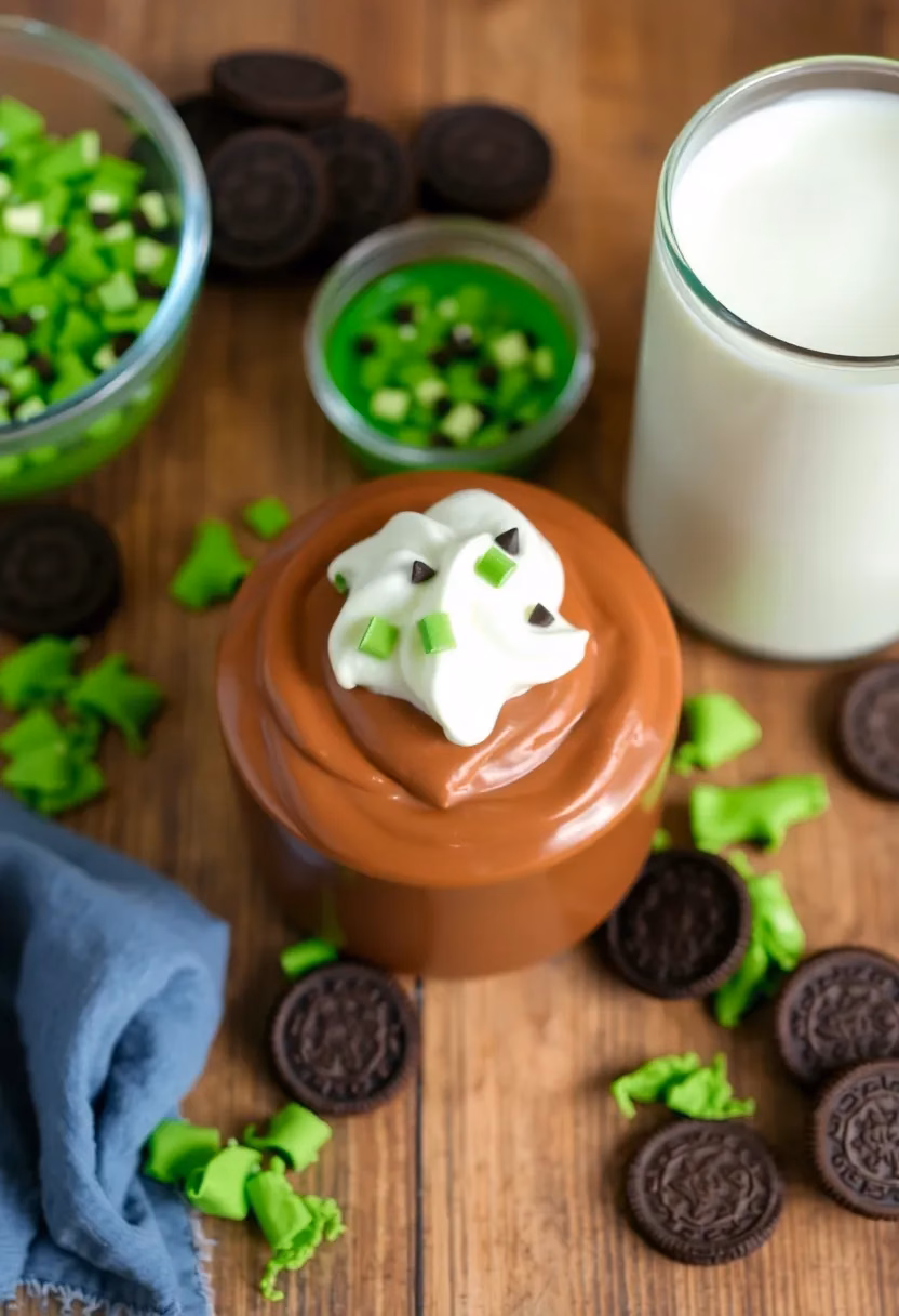 Witches Brew Halloween Cake Jars: Easy, Spooky, & Creamy Dessert!