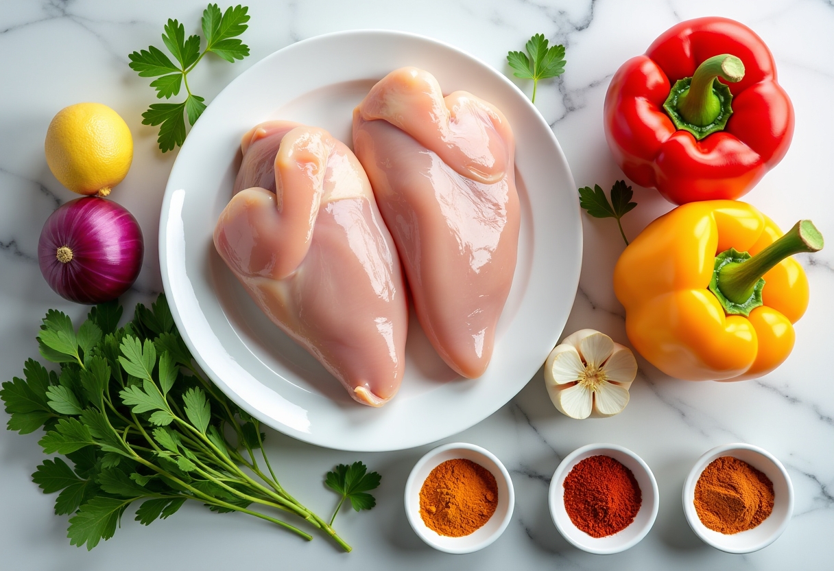 Sheet pan chicken shawarma recipe. Easy, flavorful weeknight dinner idea with roasted veggies.