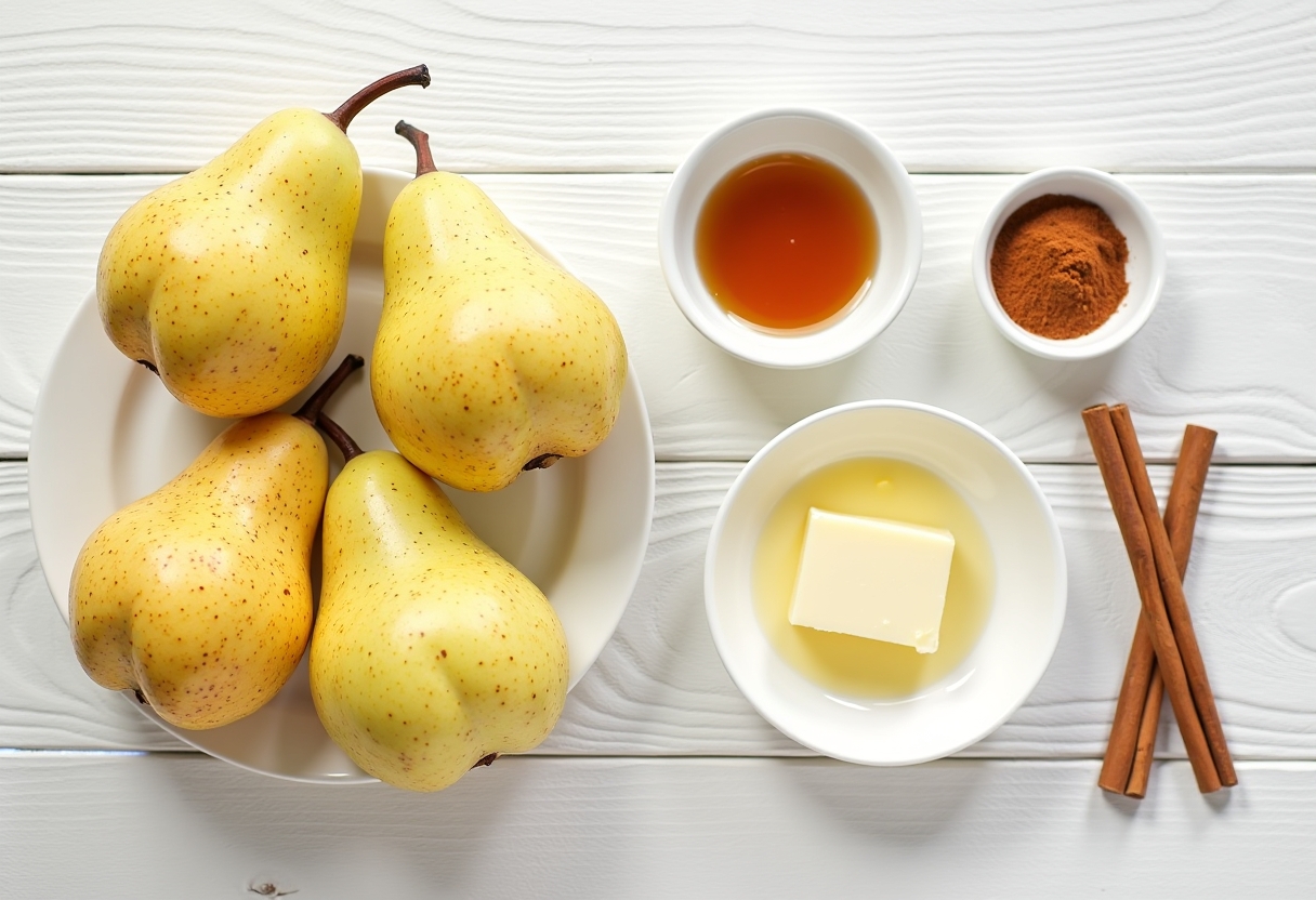 Air Fryer Baked Pears are quick, easy, and absolutely delicious! 