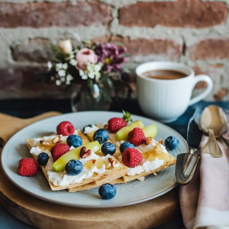 Cottage Cheese Breakfast Flatbread RECIPE