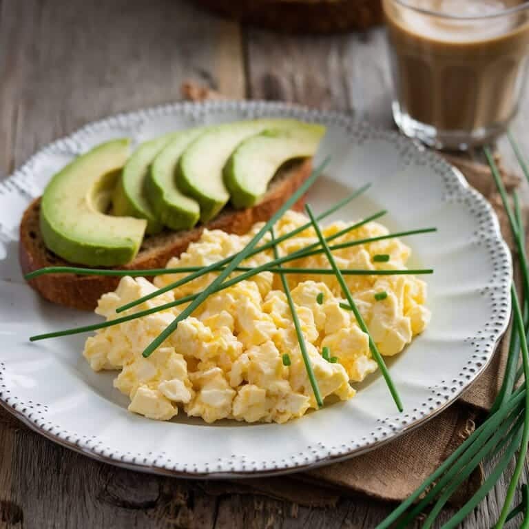 Cottage Cheese Scrambled Eggs