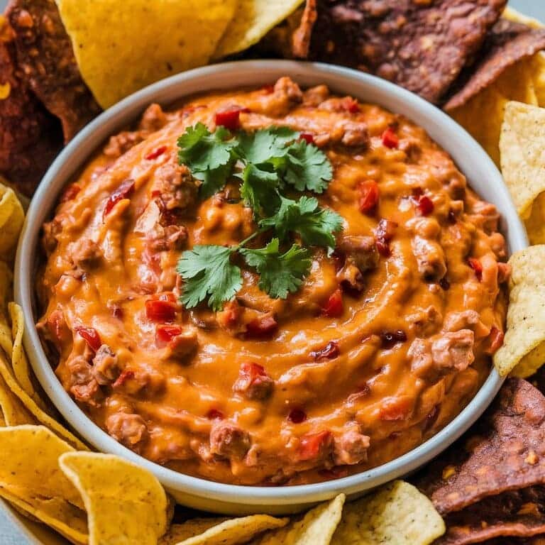 Spicy Sausage Rotel Dip