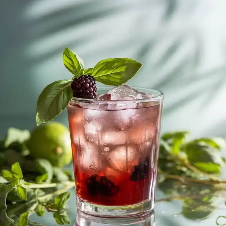 Refreshingly Bold Blackberry Basil Mai Tai