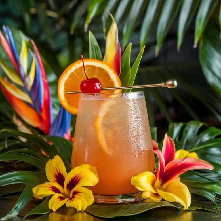 Irresistible Tropical Passion Fruit Mai Tai