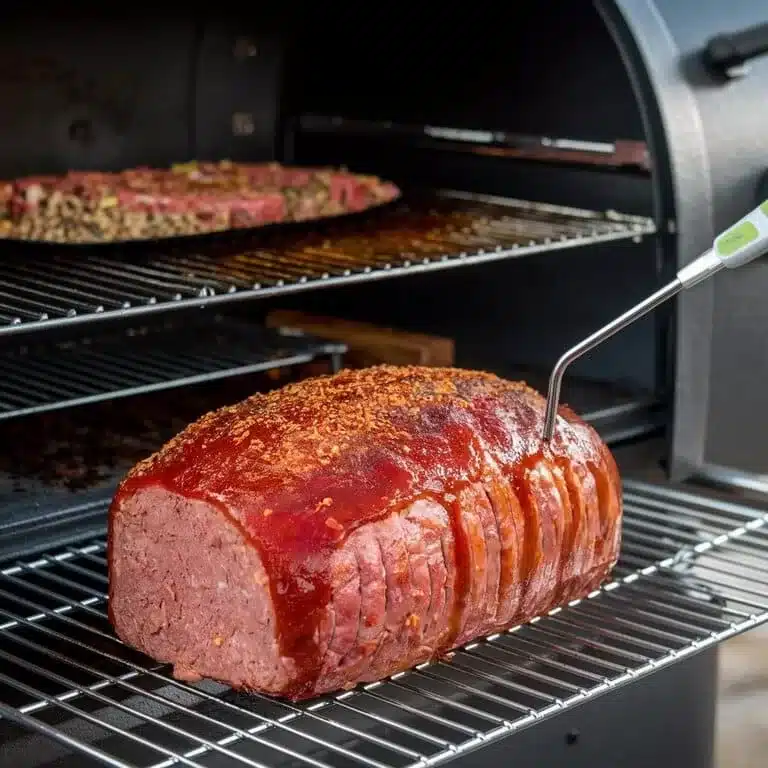 Smoking a meatloaf temperature