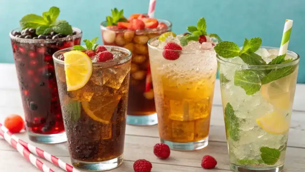 Dirty soda variations