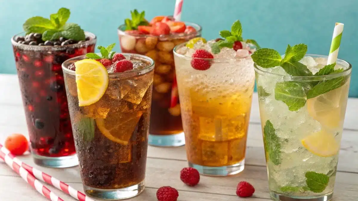 Dirty soda variations