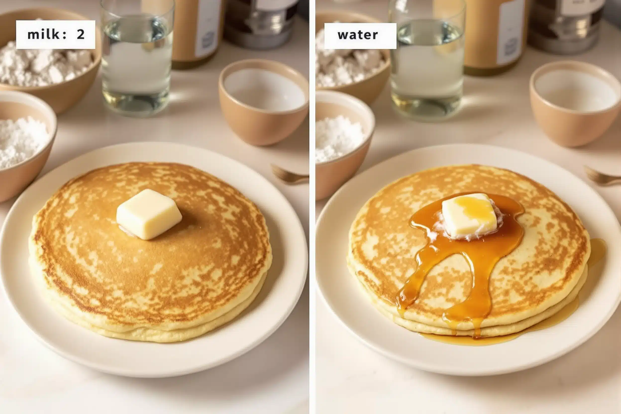 Pancakes with Water
