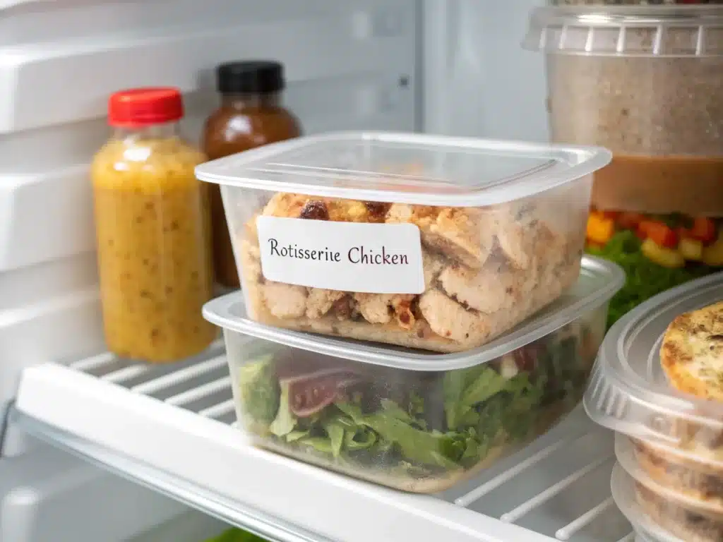 Safely Store Leftover Rotisserie Chicken