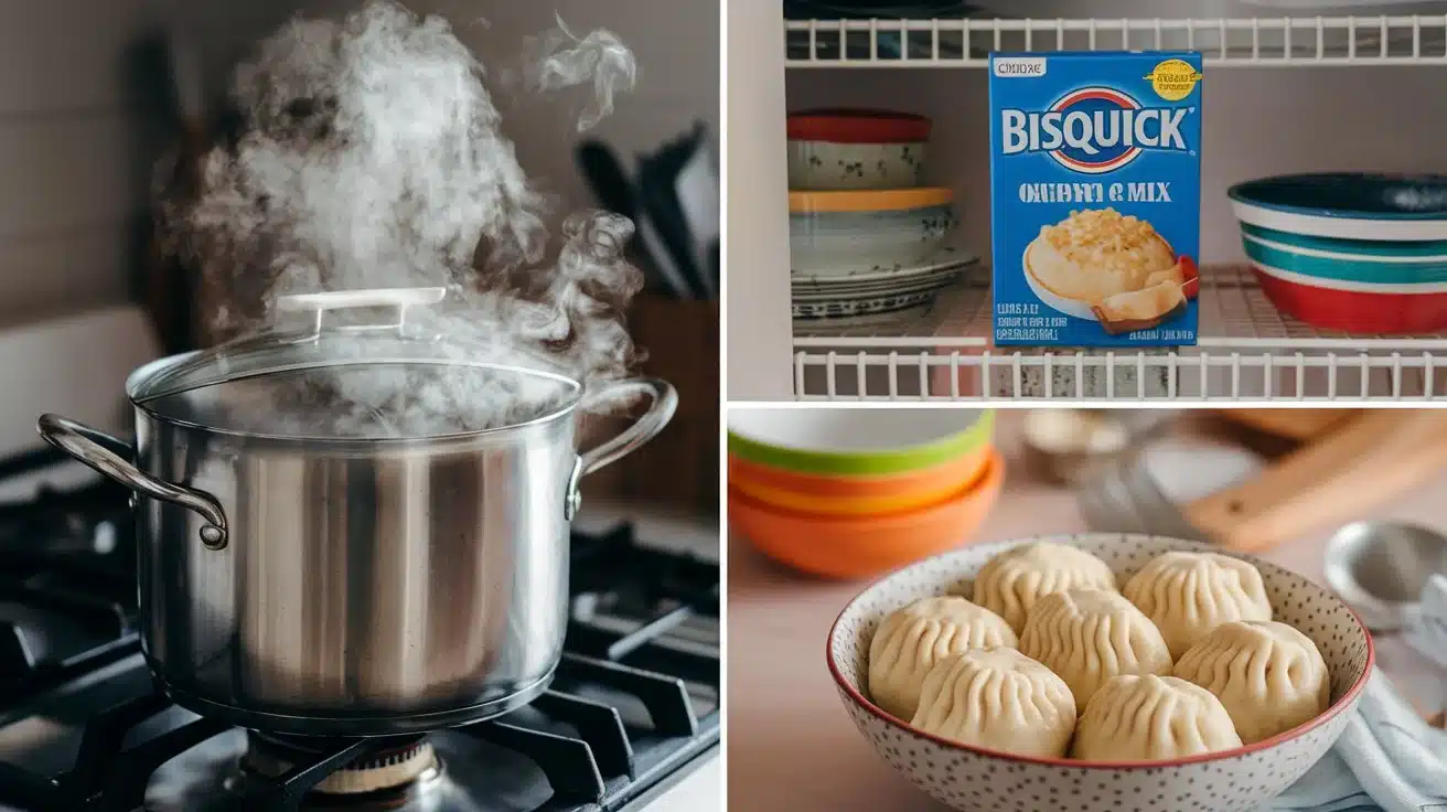 Bisquick Dumplings Intact and Delicious