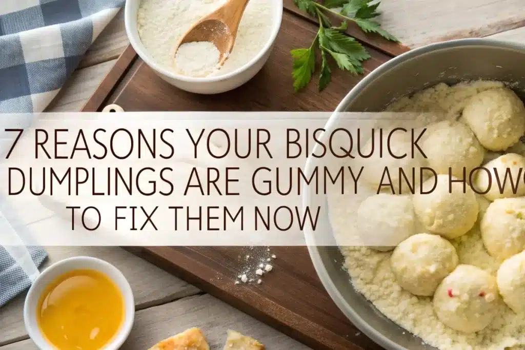 7 Reasons Your Bisquick Dumplings Are Gummy