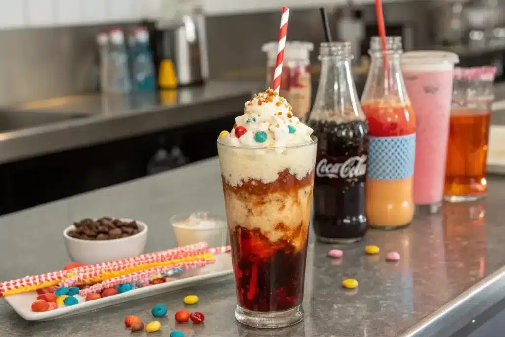 What is in a dirty soda?