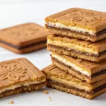 Delicious Square Langue de Chat Sandwich Cookies Recipe