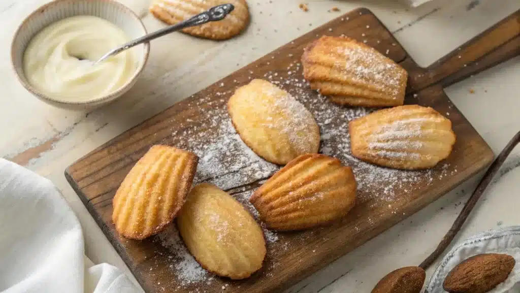 Irresistible madeline cookies recipe using cream