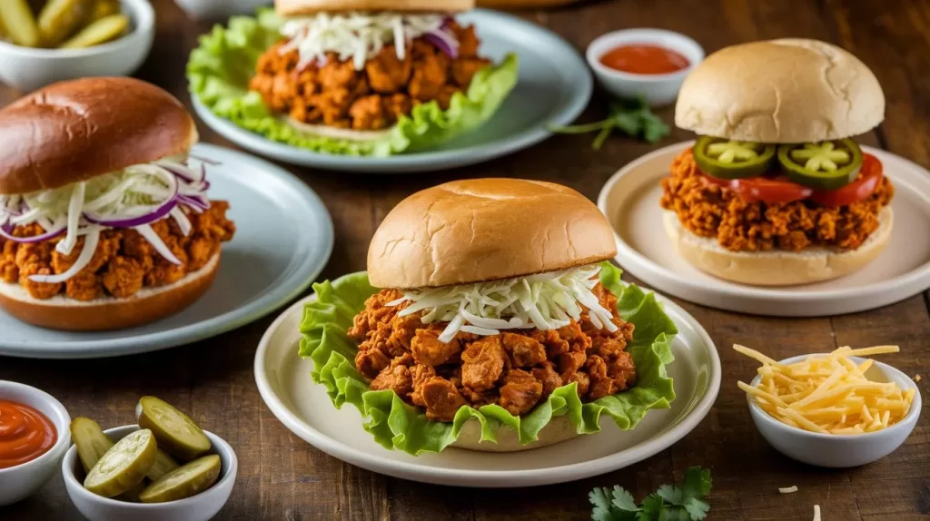 Cajun Chicken Sloppy Joes - Serving Suggestions