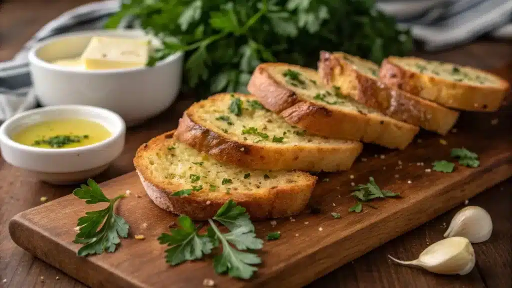 Featured Image: Sourdough Garlic Bread - Golden Perfection