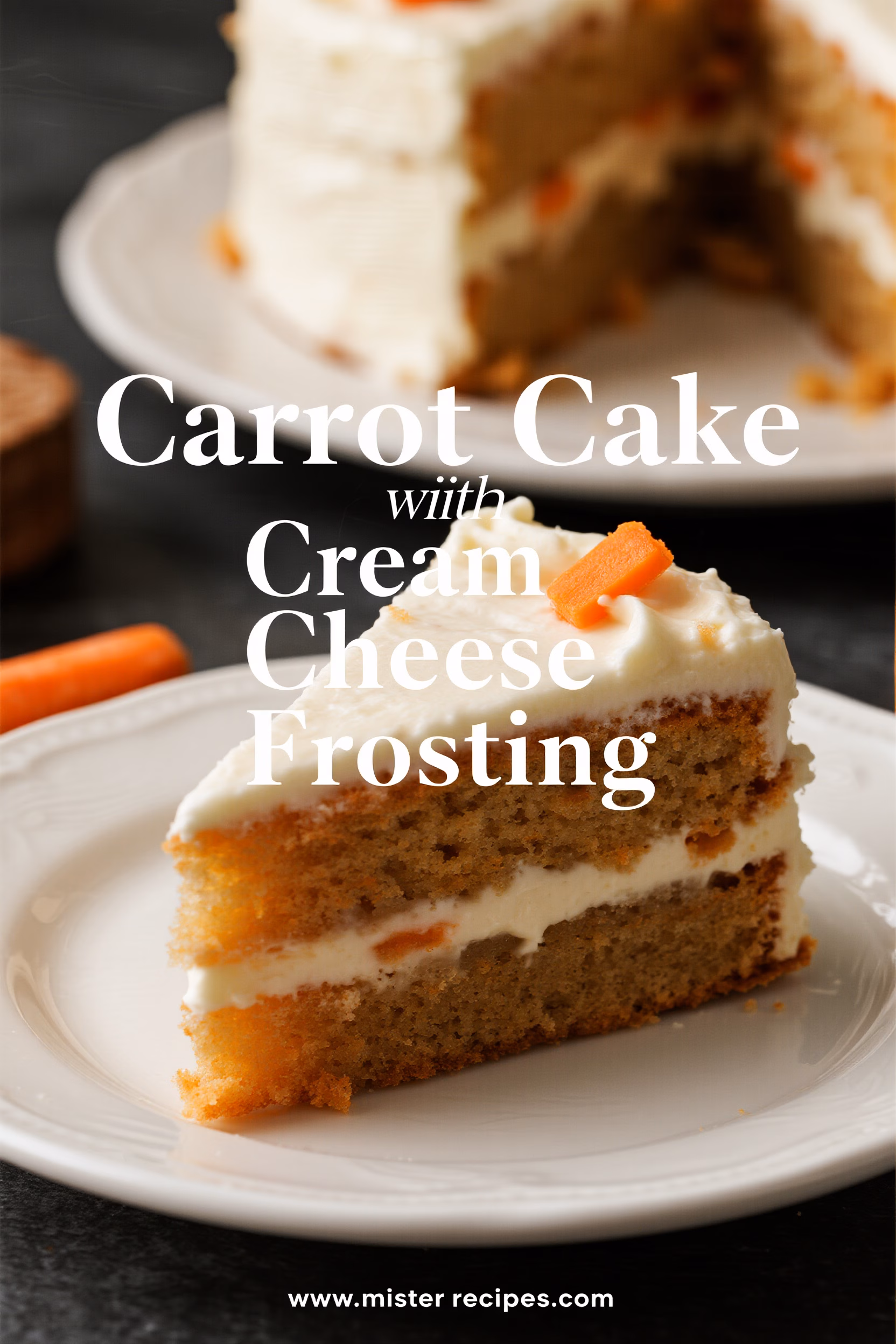 Easy Carrot Cake with Cream Cheese Frosting Recipe
