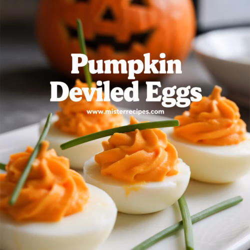 Pumpkin Deviled Eggs Easy Creamy and Festive Appetizer