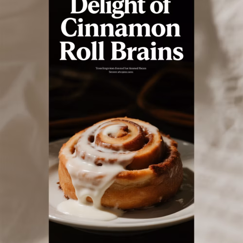 **Scary Delight of Cinnamon Roll Brains: An Easy & Spooky Halloween Treat!**