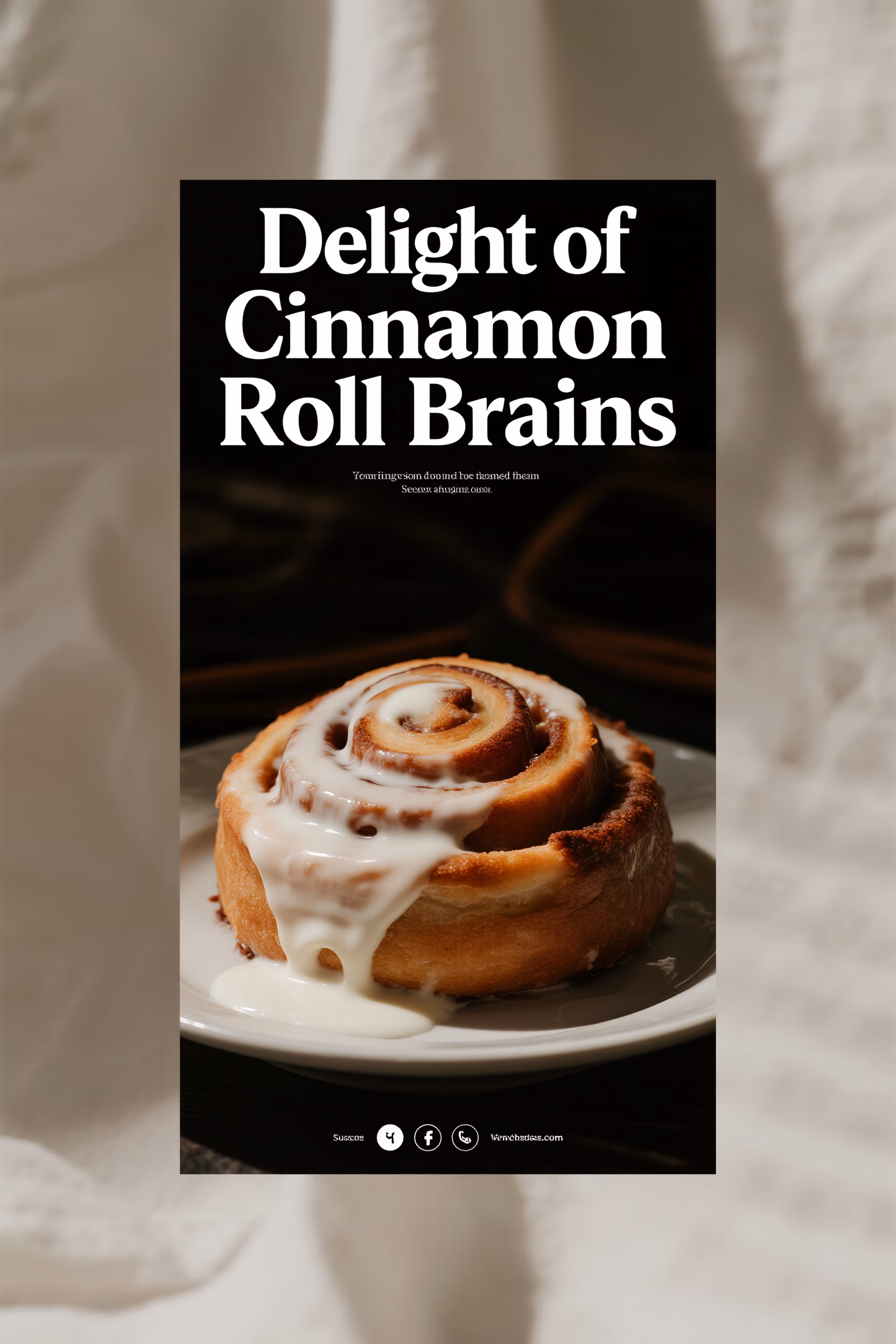 **Scary Delight of Cinnamon Roll Brains: An Easy & Spooky Halloween Treat!**