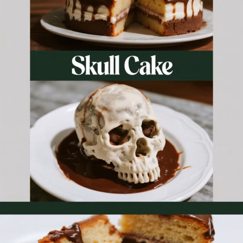 Skull Cake: Easy Halloween Baking with Creamy Frosting!