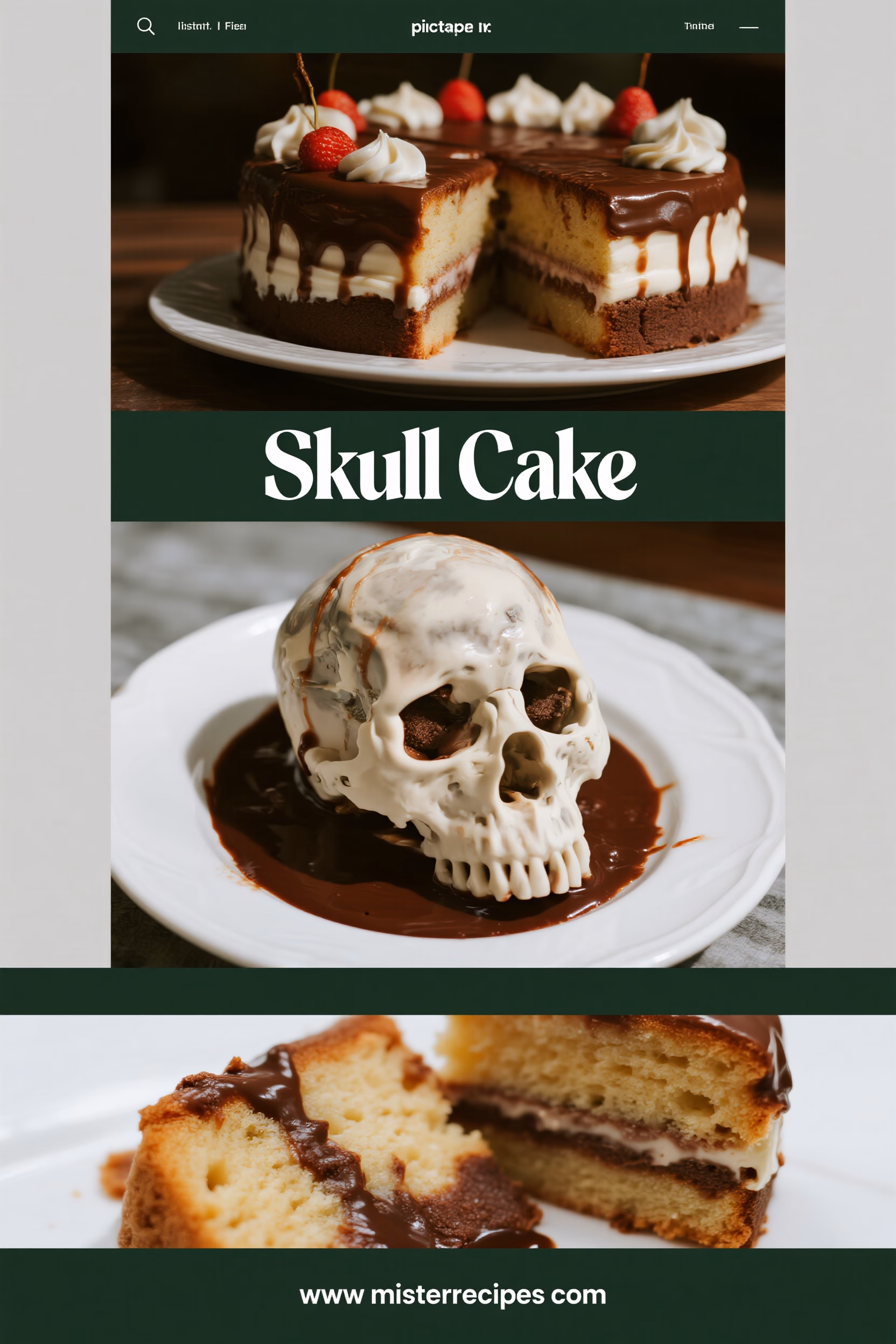 Skull Cake: Easy Halloween Baking with Creamy Frosting!