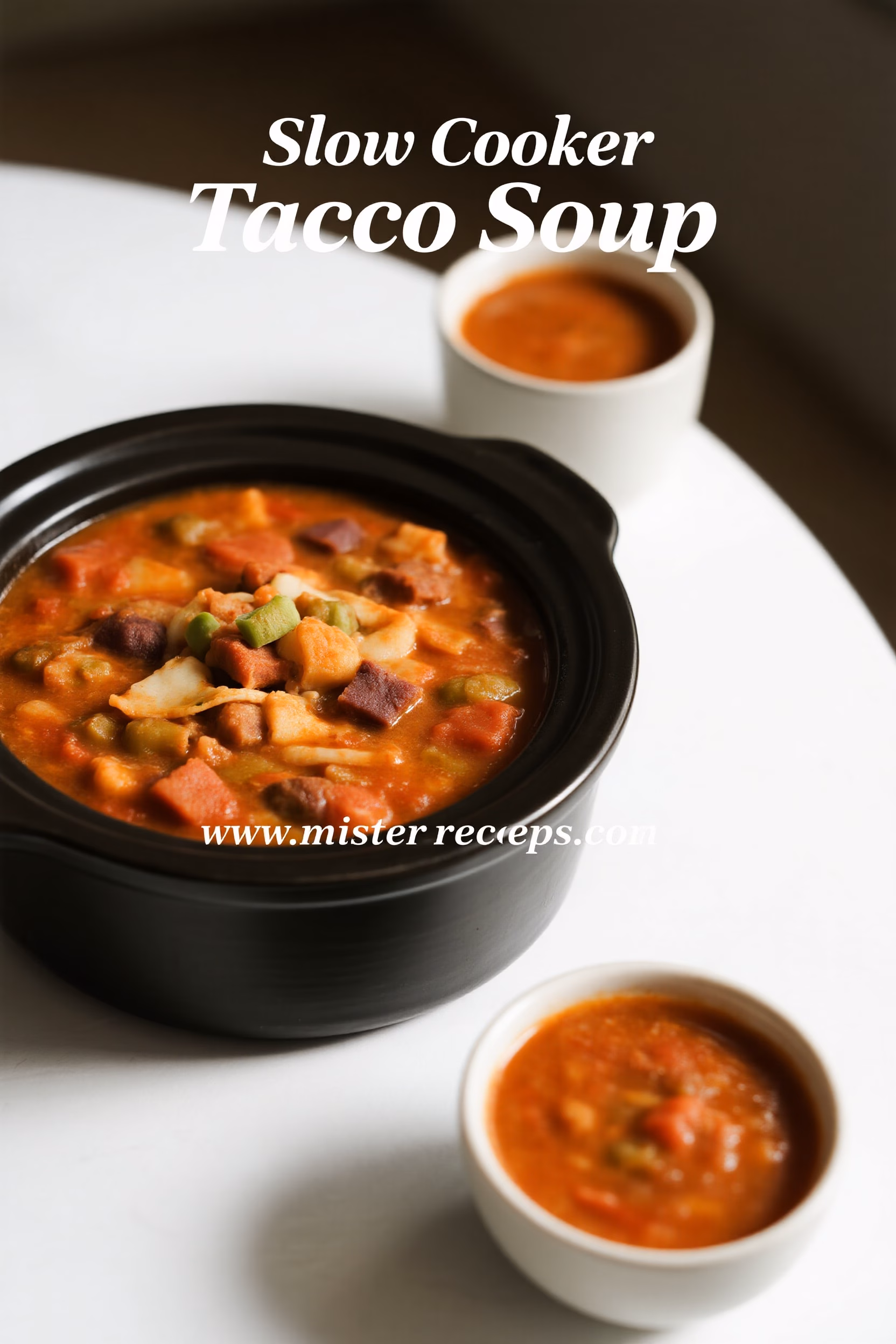 **Title Options:** * Slow Cooker Taco Soup: Easy, Creamy & Budget-Friendly! * The BEST Slow Cooker Taco Soup (Quick Prep!) * Healthy Slow Cooker Taco Soup: A One-Pot Meal! * Slow Cooker Taco Soup: Dump & Go Weeknight Dinner * Easy Slow Cooker Taco Soup Recipe (Crowd-Pleaser!)