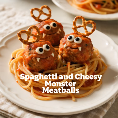 Spaghetti & Cheesy Monster Meatballs: An Easy & Fun Dinner the Kids Will Devour!