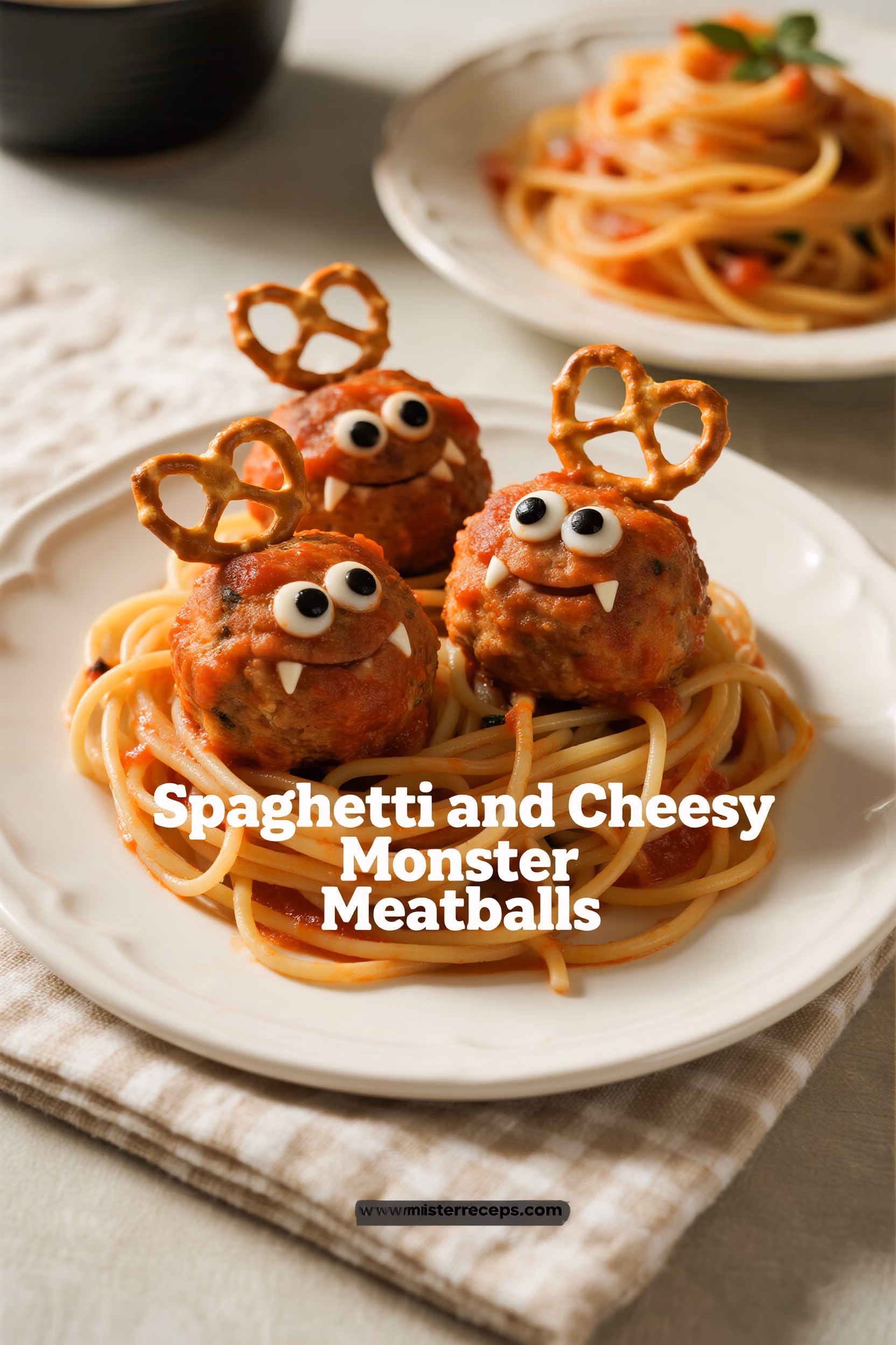 Spaghetti & Cheesy Monster Meatballs: An Easy & Fun Dinner the Kids Will Devour!
