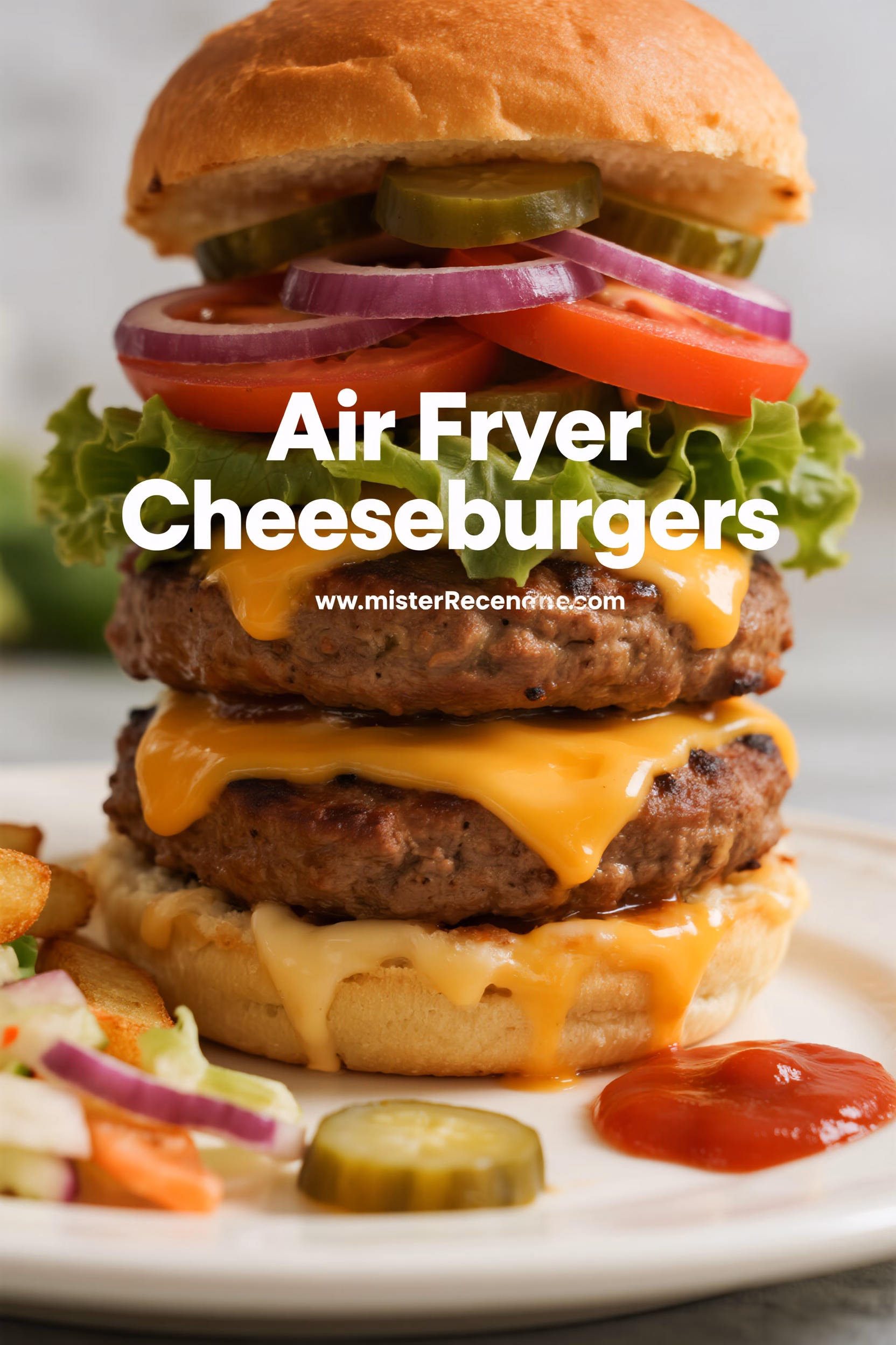 Easy Air Fryer Cheeseburgers Quick Creamy and Delicious