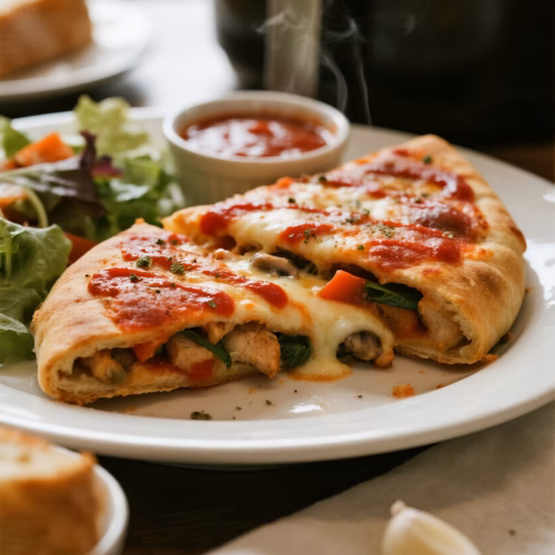Easy Air Fryer Chicken Calzone Recipe Quick Creamy and Crispy