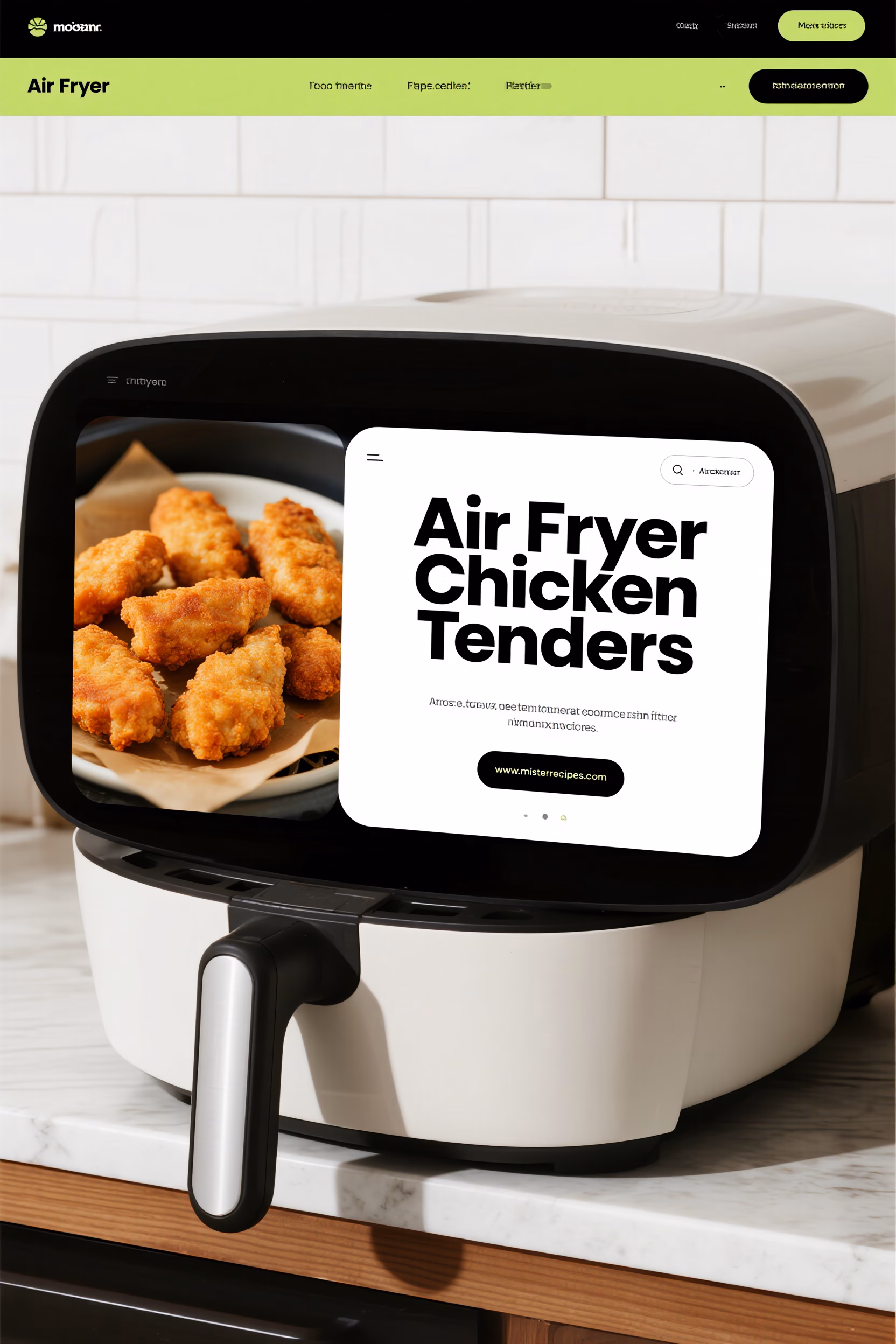 Easy Crispy Air Fryer Chicken Tenders Recipe