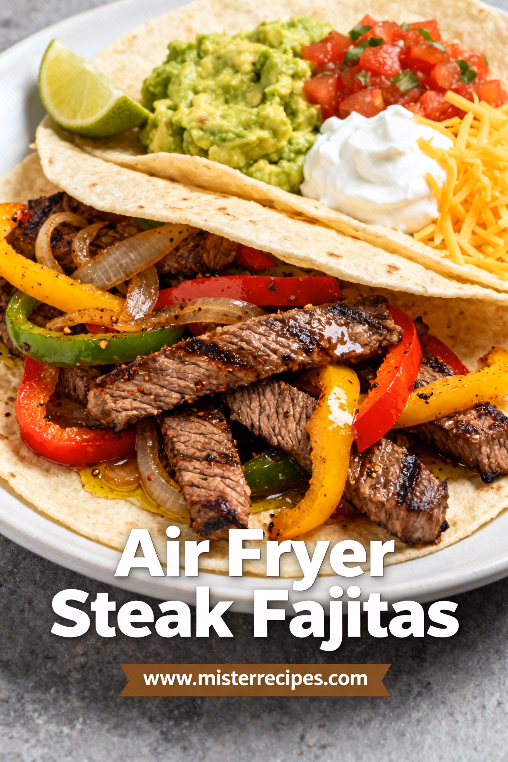 Easy Air Fryer Steak Fajitas Quick Healthy Recipe