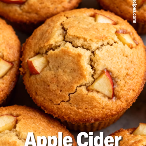 Easy Apple Cider Donut Muffins Recipe