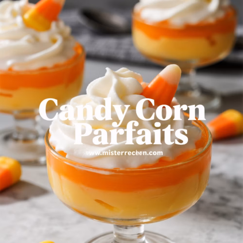 Easy Candy Corn Parfaits Creamy Fall Dessert