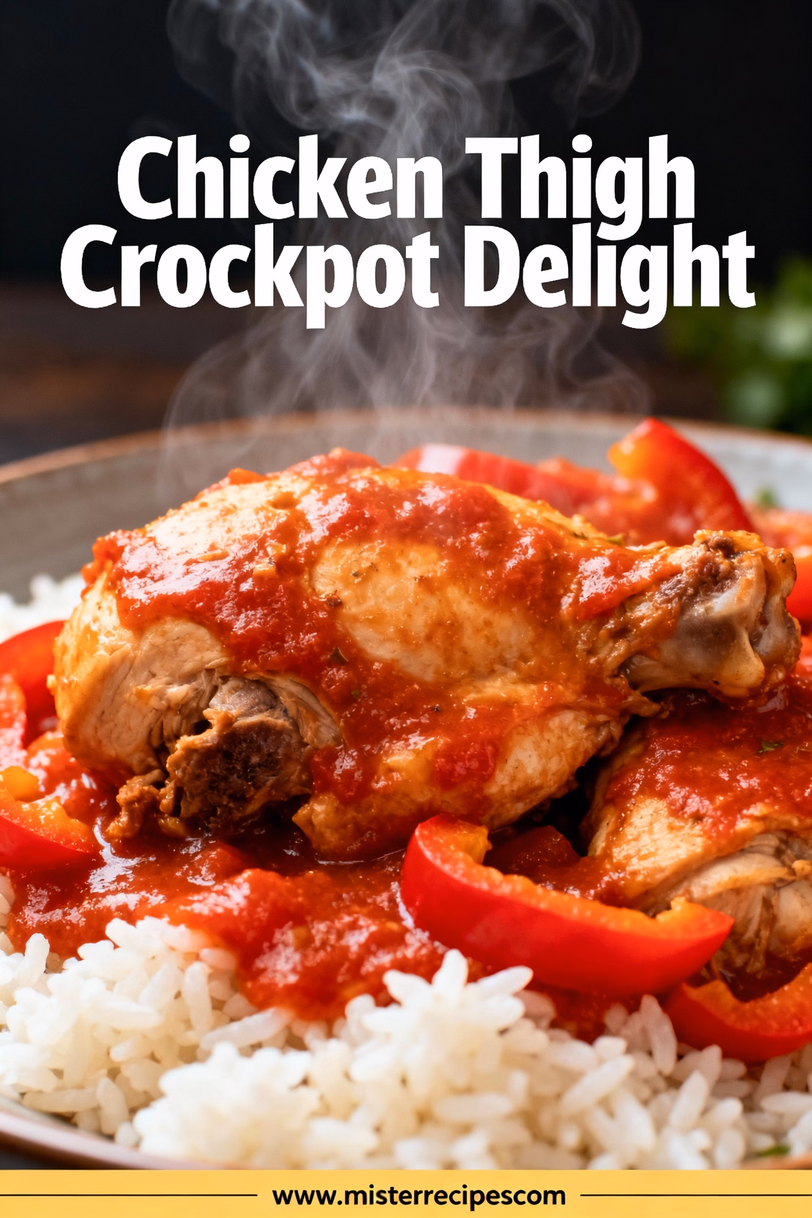 Creamy Chicken Thigh Crockpot Delight Easy One Pot Recipe