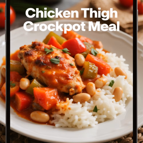 Easy Creamy Crockpot Chicken Thigh Meal For A Quick Budget Friendly Dinner