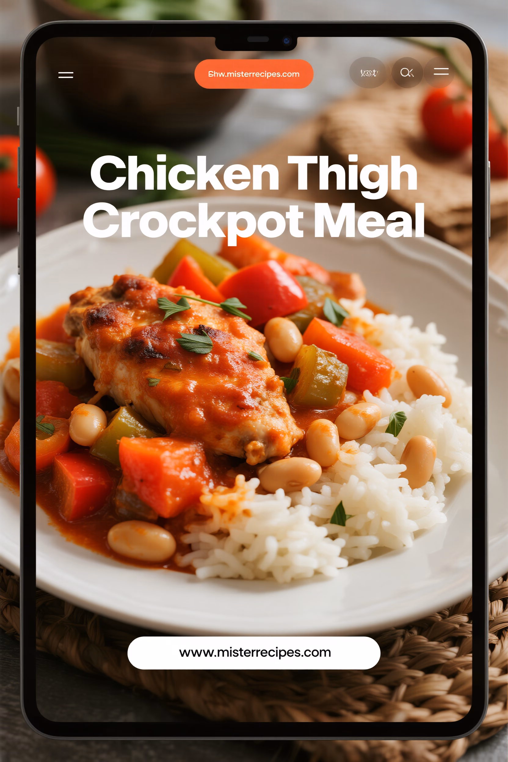 Easy Creamy Crockpot Chicken Thigh Meal For A Quick Budget Friendly Dinner