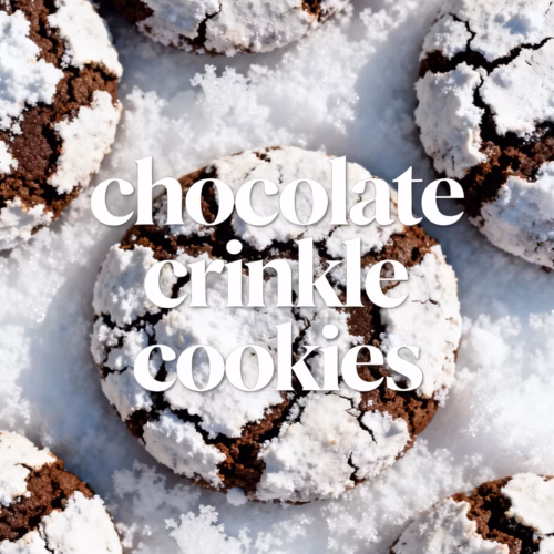 Easy Chocolate Crinkle Cookies Recipe