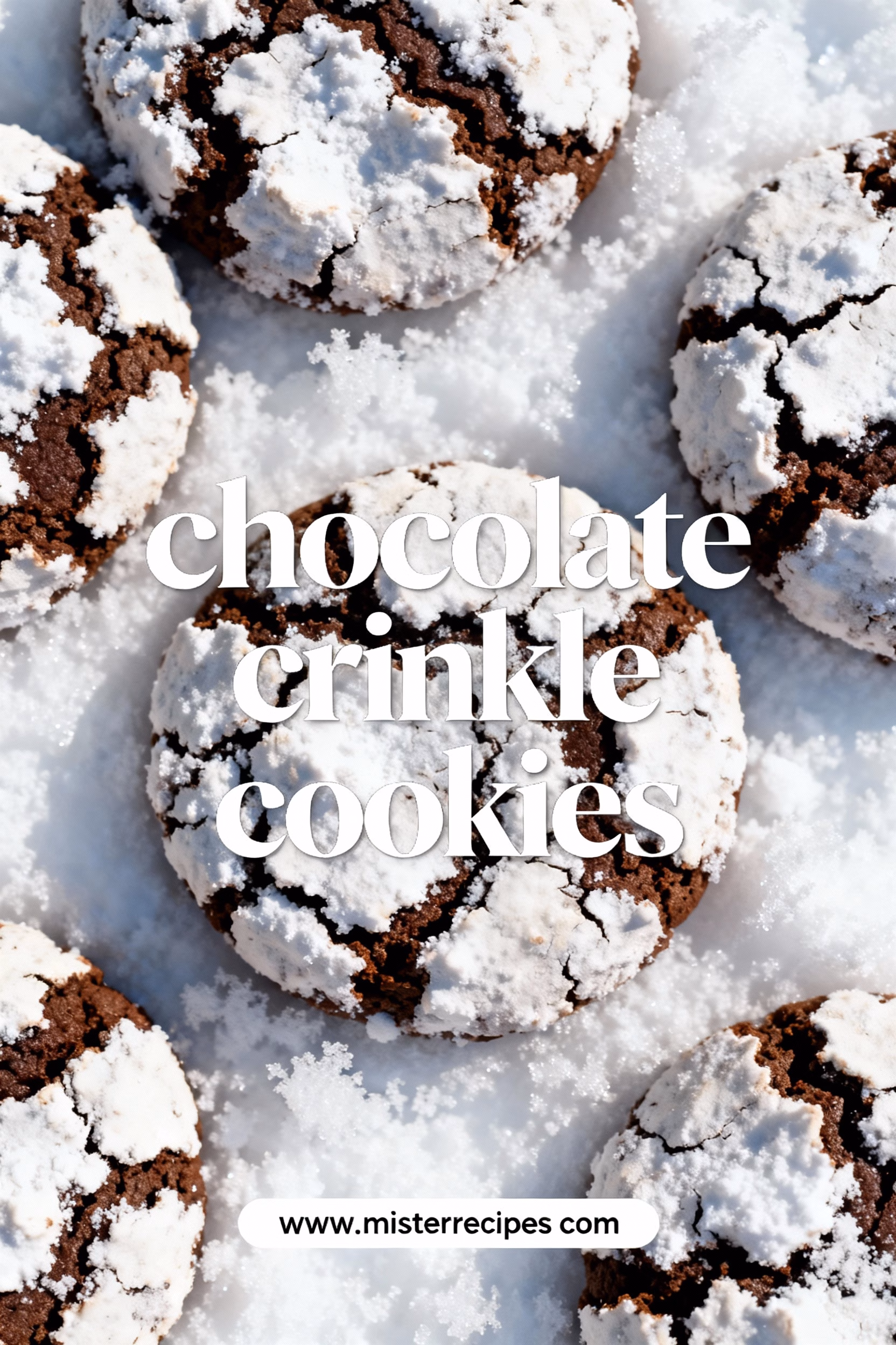 Easy Chocolate Crinkle Cookies Recipe