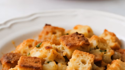 Classic Bread Stuffing Recipe Easy and Crispy Thanksgiving Side Dish
