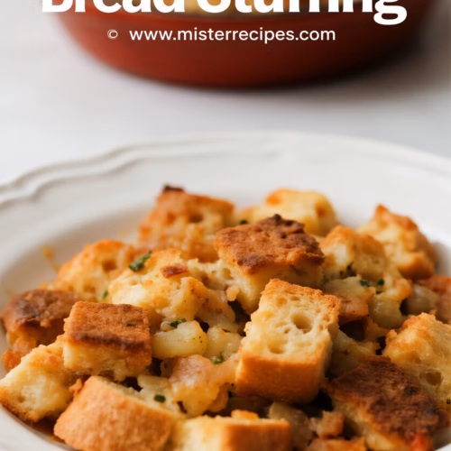 Classic Bread Stuffing Recipe Easy and Crispy Thanksgiving Side Dish