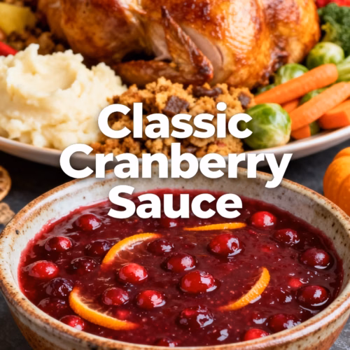 Easy Homemade Classic Cranberry Sauce Recipe