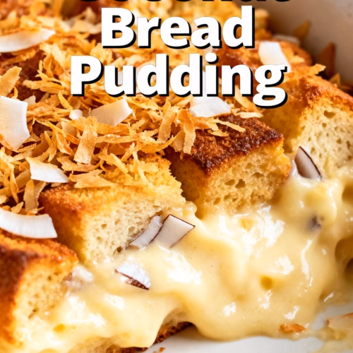 Easy Creamy Coconut Bread Pudding Tropical Flavors