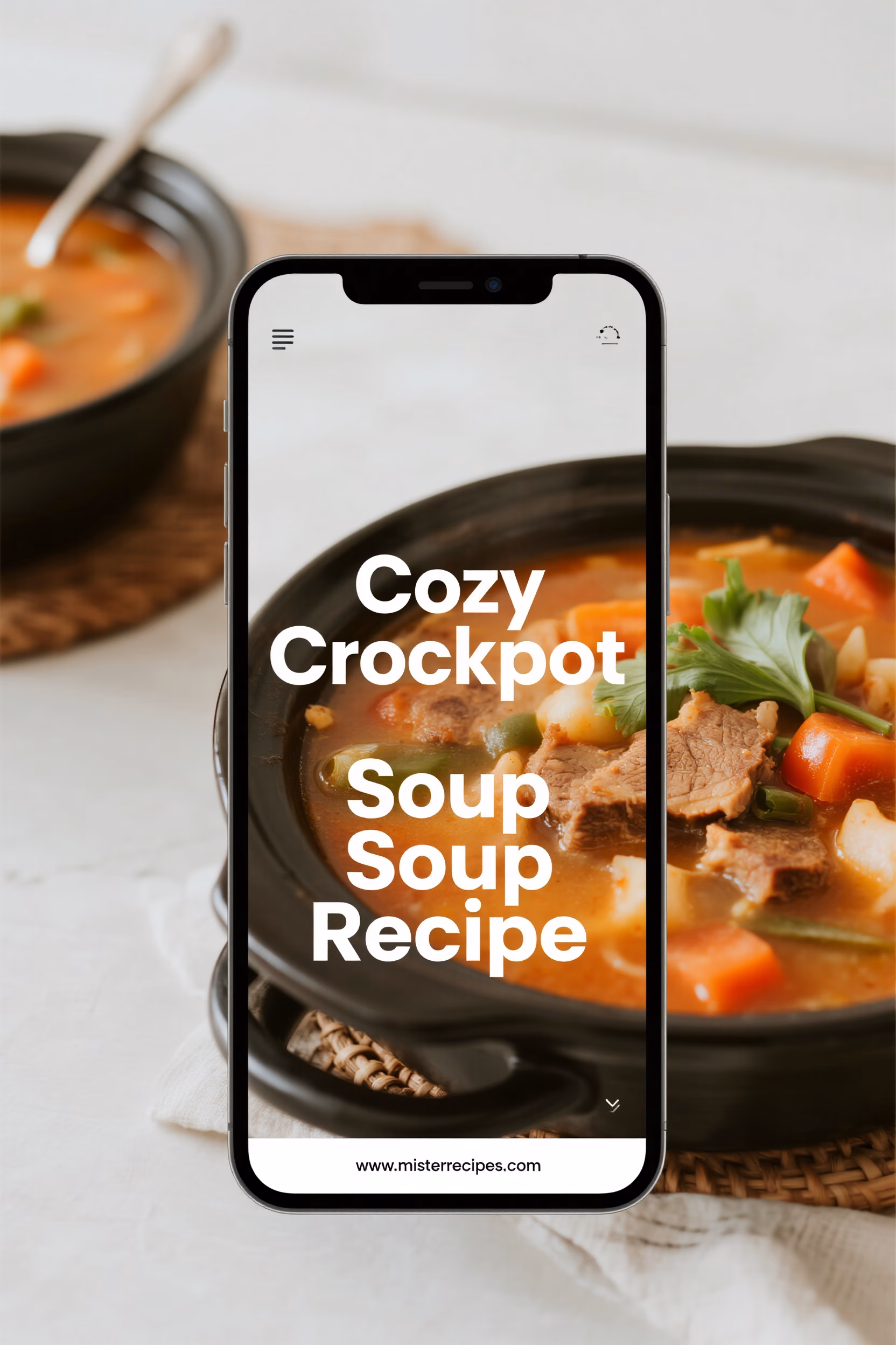 Cozy and Creamy Easy Crockpot Soup Recipe