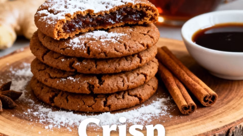 Easy & Crisp Molasses Cookies Recipe