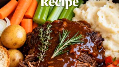 Easy Creamy Crockpot Chuck Roast Recipe