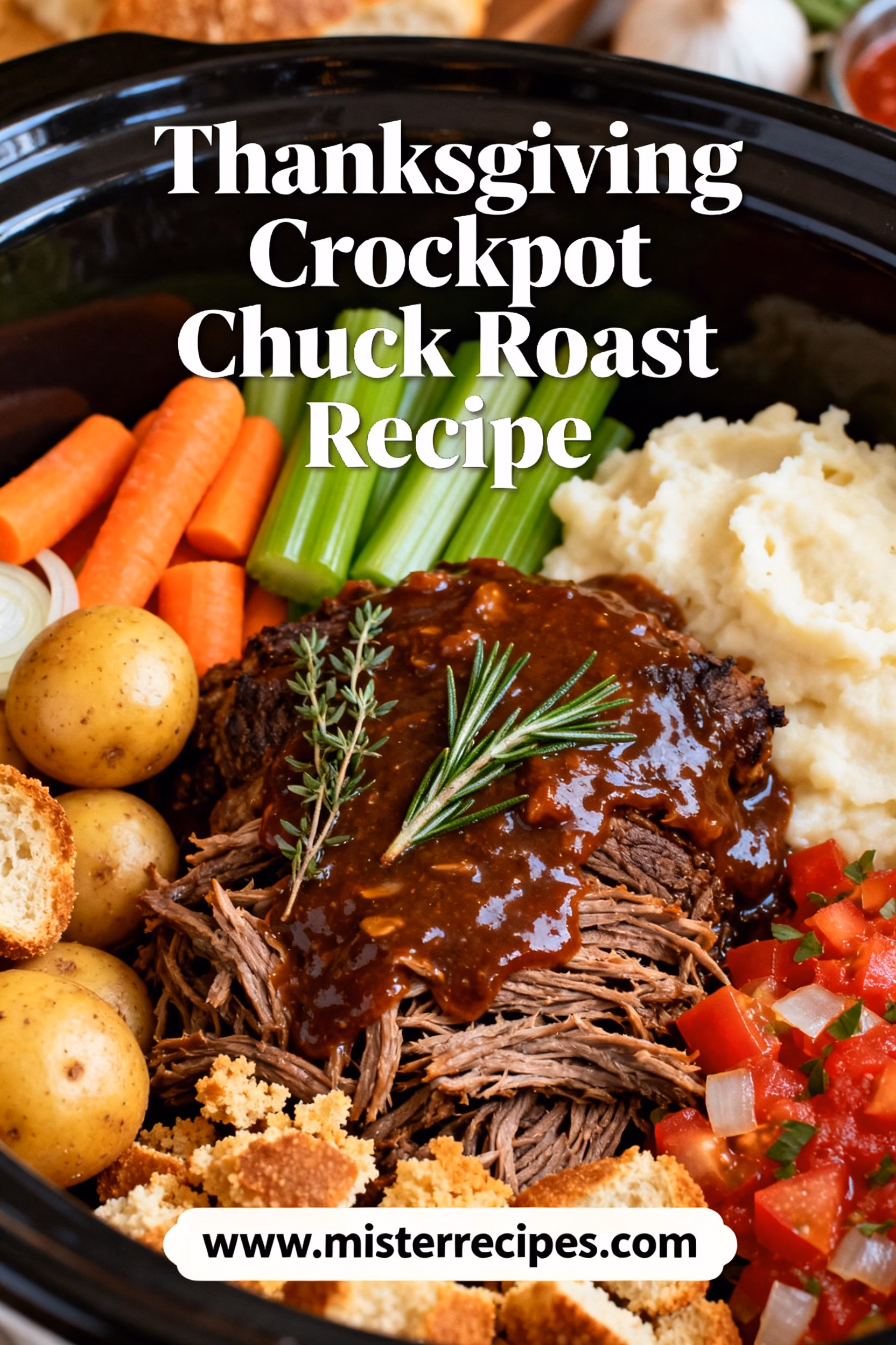 Easy Creamy Crockpot Chuck Roast Recipe